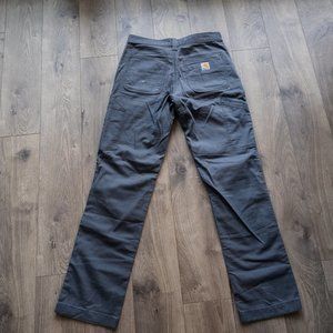 Carhartt Mens Rugged Flex Rigby Double Front Pant 30x32 Gray